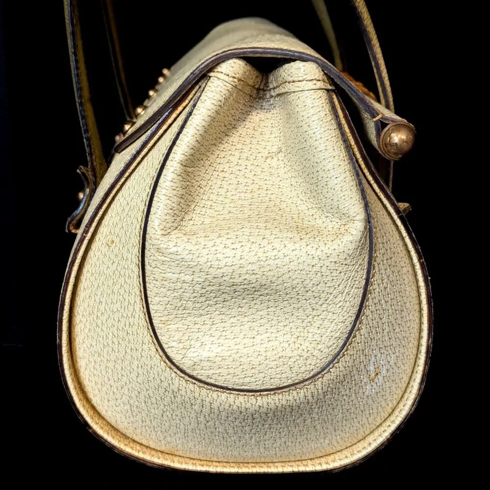 GUCCI Bamboo 1947 Bullet Bag - Off White - Picture 7 of 16